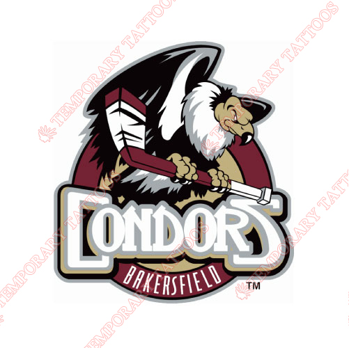 Bakersfield Condors Customize Temporary Tattoos Stickers NO.9229